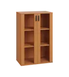 LN 3 - 7S kancelářská skříň, 2-dveřová, prosklená, 1107x720x400, buk Royal